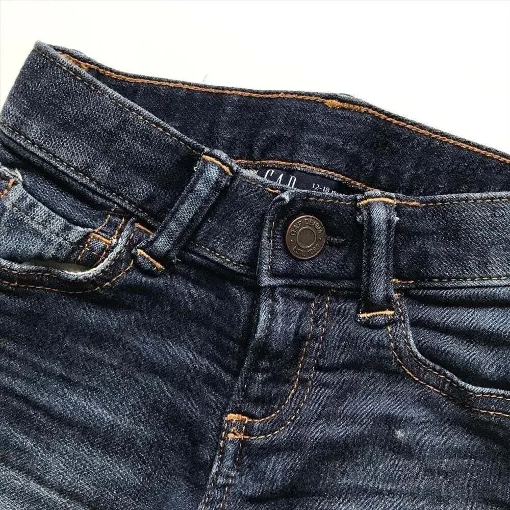 BABygap blue soft skinny jeans  EUC 12-18 months